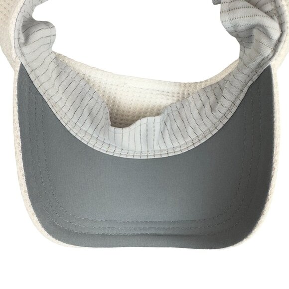 Adidas Visor Unisex White Waffle X-Static Technology  Breathable  Adjustable - Picture 10 of 11